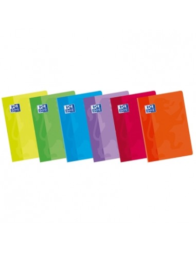 Oxford Classic Pack de 10 Libretas Grapadas Formato A4 Horizontal 1 Linea - 48 Hojas con Margen - Tapa Blanda Plastificada -