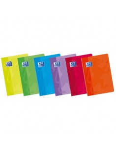 Oxford Classic Pack de 10 Libretas Grapadas Formato A4 Cuadricula 5x5 - 48 Hojas con Margen - Tapa Blanda Plastificada -
