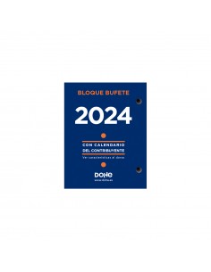 Dohe Bloque Bufete Anual - 2 Perforaciones - Calendario Contribuyente - Planning Mensual - 640 Paginas