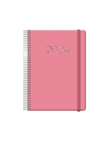 Dohe Denver Agenda Anual - Dia Pagina - Sabado y Domingo misma Pagina - Cierre con Goma Elastica - Tamaño 15x21cm - Color