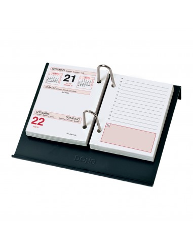 Dohe Portacalendario de Mesa - Para Bloque Bufete - Fabricado en Plastico - Color Negro