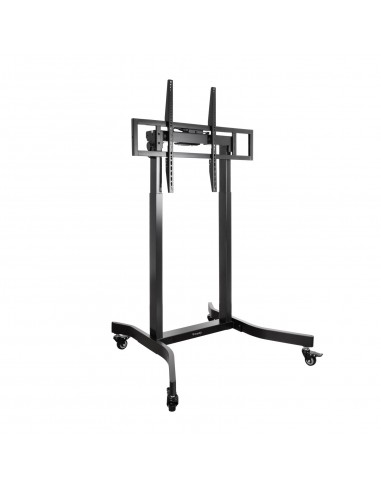 Tooq Soporte Suelo Ruedas Electrico "Lux" 55-100" - Color Negro