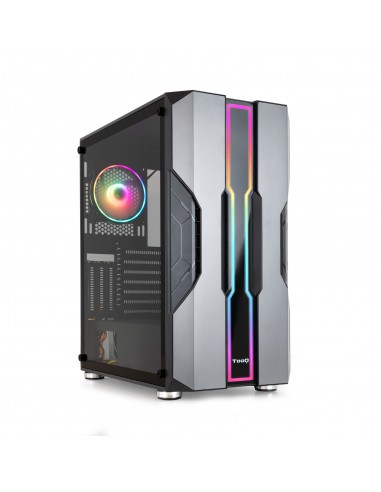 Tooq Caja Semitorre Gaming Tqgcc103-B "Nightcity" - Color Negro