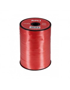 Apli Rollo de Cinta para Envolver Regalos de 7mmx400m - Color Rojo