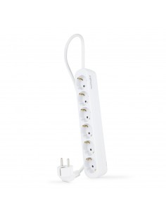 Nanocable Regleta 6 Tomas - 1.4m - Color Blanco