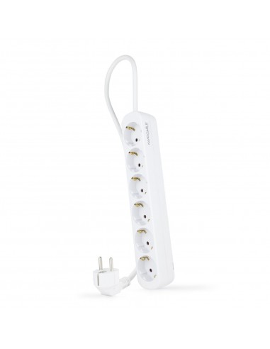 Nanocable Regleta 6 Tomas - 1.4m - Color Blanco