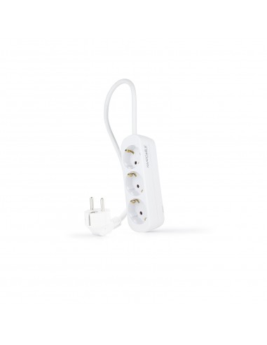 Nanocable Regleta 3 Tomas - 1.4m - Color Blanco
