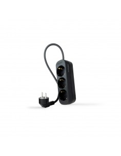 Nanocable Regleta 3 Tomas - 1.4m - Color Negro