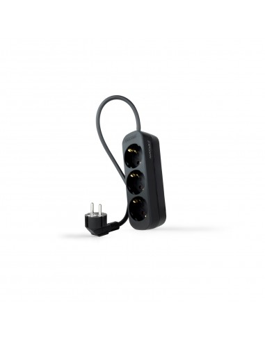Nanocable Regleta 3 Tomas - 1.4m - Color Negro