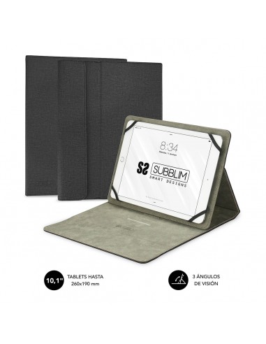 Subblim Clever Stand Case - Funda Universal para Tablet - Diseño Moderno y Elegante - Posicion Stand con 3 Angulos de Vision