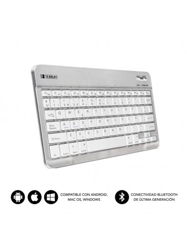 Subblim Teclado Smart Bluetooth - Ultrafino y Ultraligero - Conectividad Wireless Bluetooth 30 - Compatible con Apple