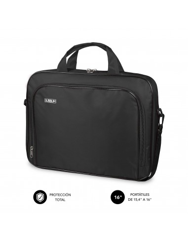 Subblim Maletin Oxford Resistente de Poliester - Interior Acolchado y Reforzado - Dos Compartimentos Separados - Bolsillo