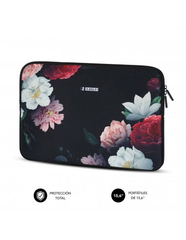 Subblim Funda Trendy de Neopreno - Grosor 3Mm - Resistencia a Golpes y Caidas - Color Flowers