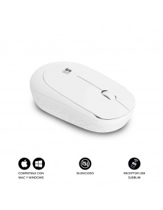 Subblim Raton Inalambrico Business Plus Silencioso - Diseño Ergonomico y Plano - Conexion Inalambrica - Tecnologia Silent