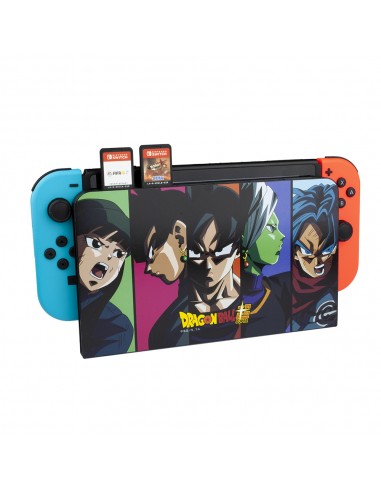 FR-TEC Dock Cover Dragon Ball Super - Proteccion para Dock de Consola Nintendo Switch - Evita Rayaduras en Pantalla - Ranuras