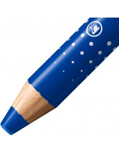 Stabilo MARKdry Marcador para Pizarra - Mina XXL de 10mm - Madera 100-Certificada PRFC - Color Azul