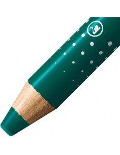 Stabilo MARKdry Marcador para Pizarra - Mina XXL de 10mm - Madera 100-Certificada PRFC - Color Verde
