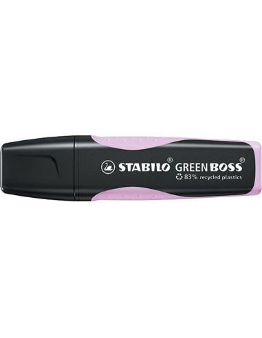 Stabilo Green Boss Pastel Marcador Fluorescente - Fabricado con un 83-de Plastico Reciclado - Trazo entre 2 y 5mm -