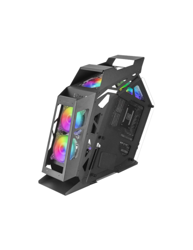 Mars Gaming Controladora Chroma ARGB - Medida en mm-540x234x500 - Iluminacion Addressable RGB-39 Modos de Luz - Doble