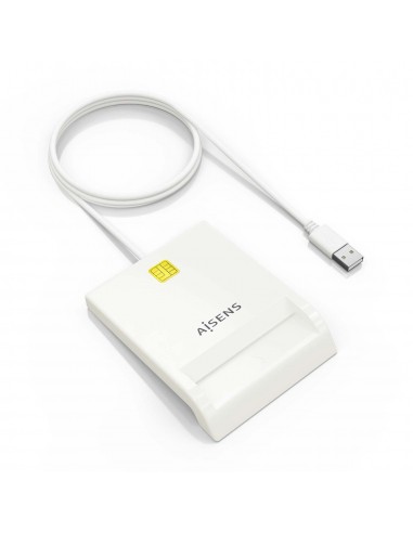 Aisens Lector de Tarjeta Inteligente DNI - Color Blanco
