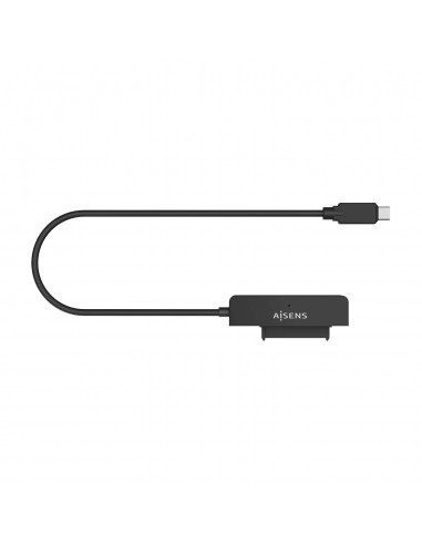 Aisens Adaptador ASE-25C04B SATA a USB-C USB 3.0 USB3.1 Gen1 para Discos Duros 2.5" - Color Negro