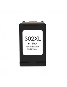 HP 302XL Negro Cartucho de Tinta Remanufacturado - Muestra Nivel de Tinta - Reemplaza F6U68AE F6U66AE