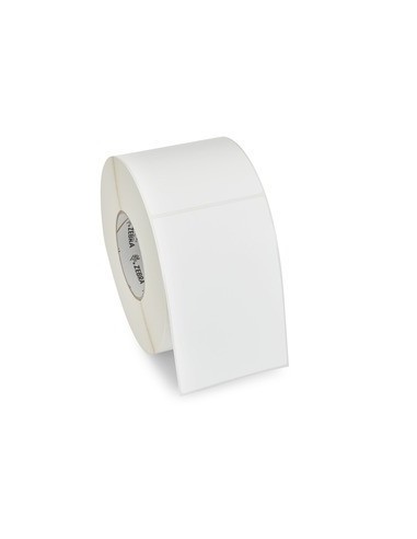 Zebra Z-Select 2000D Pack de 12 Rollos de Etiquetas Termicas Originales 57x76mm - Adhesivo Permanente - 930 Unidades x Rollo