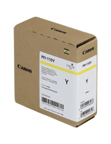 Canon PFI110Y Amarillo Cartucho de Tinta Original - 2367C001