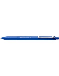 Pentel iZee Boligrafo de Bola Retractil - Punta 0.7mm - Trazo 0.35mm - Clip de Metal - Color Azul