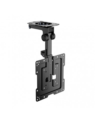 Aisens Soporte de Techo Giratorio - Plegable para Monitor TV 20Kg de 19-43 - Color Negro