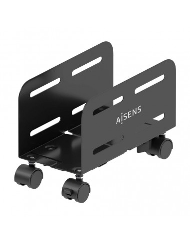 Aisens Soporte Metalico Ajustable de Suelo para CPU - Color Negro
