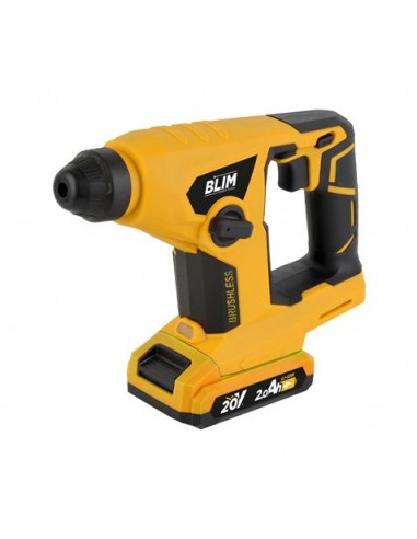 Blim Martillo Perforador 20V 1.5 Julios (Sin Bateria y Cargador) - Luz LED - Color Amarillo