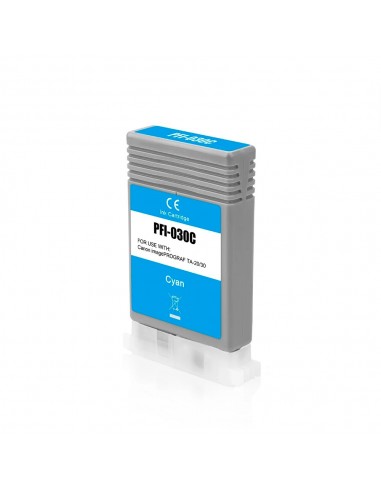 Canon PFI030 Cyan Cartucho de Tinta Pigmentada Generico - Reemplaza 3490C001