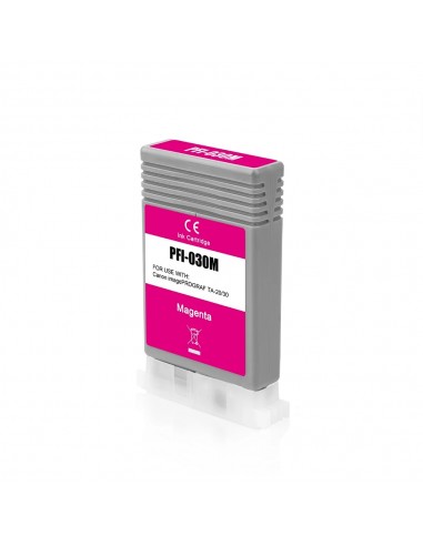 Canon PFI030 Magenta Cartucho de Tinta Pigmentada Generico - Reemplaza 3491C001