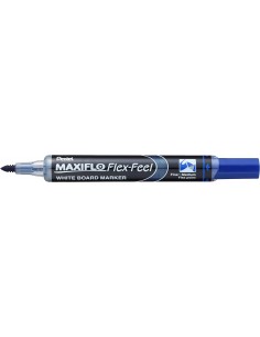 Pentel Maxiflo Flex-Feel Rotulador para Pizarra Blanca - Punta Flexible 4.6mm - Trazo de 1 a 5mm - Dosificacion de Tinta