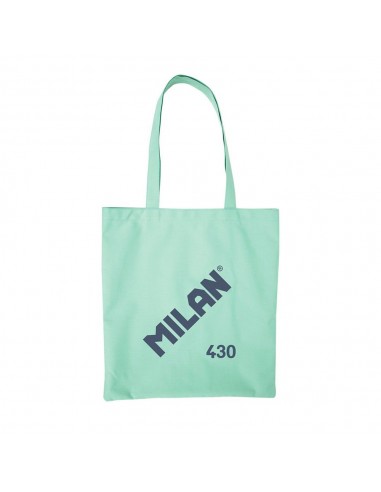 Milan Serie 1918 Tote Bag Bolsa de Tela - Tamaño-50x38x41cm - Asa Larga 27cm - Tejido 'ripstop' - Color Verde