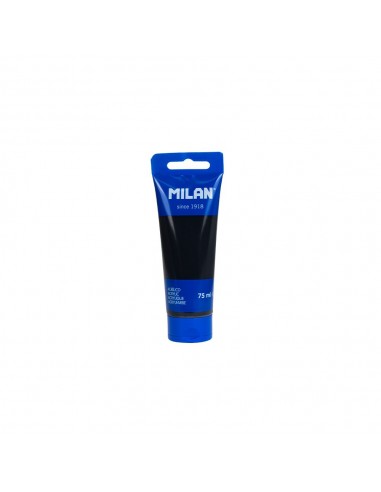 Milan Tubo de Pintura Acrilica 75ml - Pigmentos de Alta Calidad - Mezclable - Color Negro