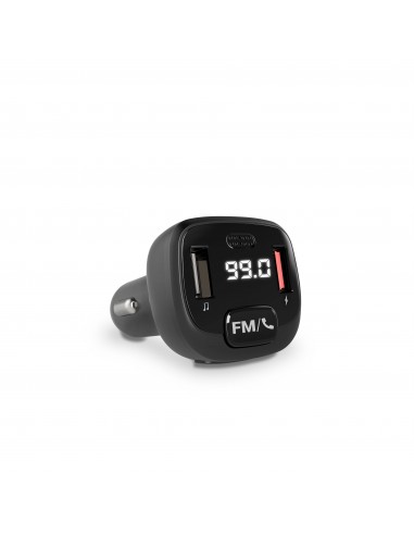 Energy Sistem Transmisor FM para el Coche - Bluetooth - MicroSD - USB MP3 - Asistente de Voz - Manos Libres - Color Negro