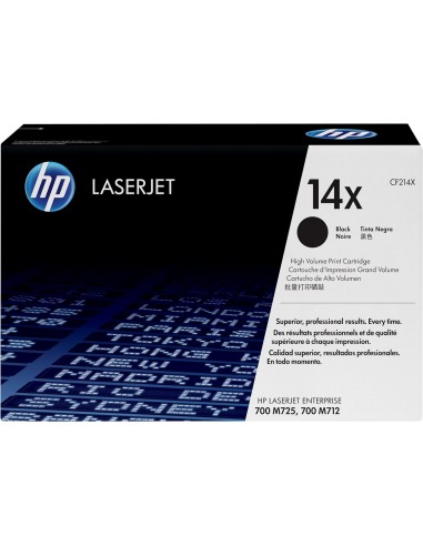 HP CF214X Negro Cartucho de Toner Original - 14X