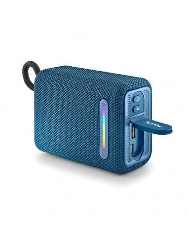 NGS Roller Furia 1 Altavoz Bluetooth 15W TWS - Iluminacion RGB - Autonomia hasta 9h - Resistencia al Agua IPX6 - Color Azul