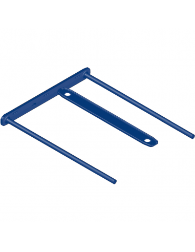 Bankers Box Pack de 50 Fastener de 85mm de Plastico - 2 Piezas de Polipropileno Reciclado Semirigido - Facilitador en El