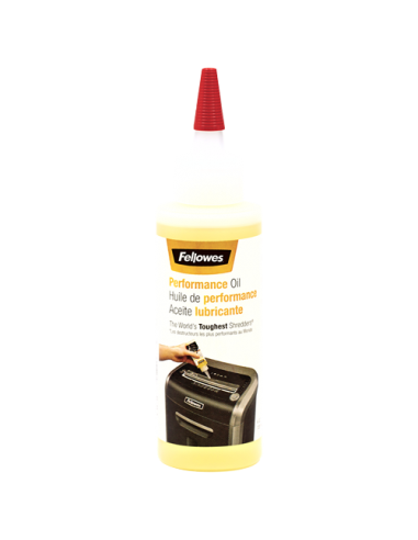 Fellowes Aceite para Cuchillas Fellowes - Bote de 120ml - Mejora El Rendimiento de Las Destructoras - Boquilla para Facil