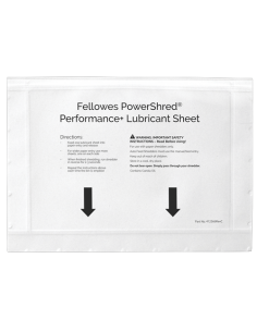 Fellowes Pack de 10 Unidades Hojas Lubricantes para Destructoras - Mejora Rendimiento y Evita Atascos - Aceite Vegetal -