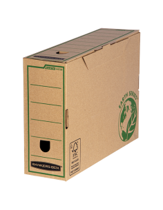 Bankers Box Caja de Archivo Tamaño A4 - Fabricada en Carton Reciclado - Certificacion FSC - Compatible con Contenedores
