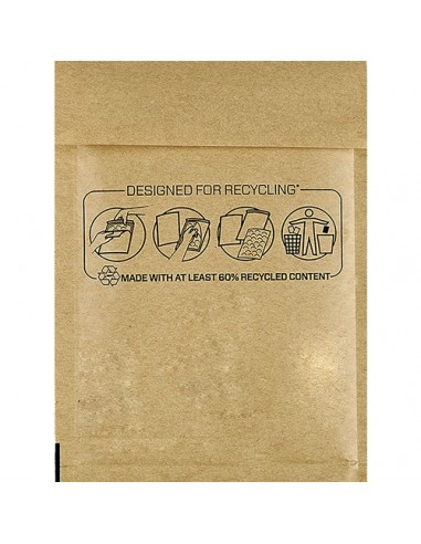 Bankers Box Pack de 100 Bolsas de Burbujas Acolchada - Medida 110x160mm - Burbujas Internas para Amortiguacion - Ideal para