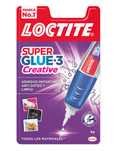 Loctite Superglue-3 Creative Pen 4Gr - Adhesivo Universal en Forma de Boligrafo - Aplicacion Gota a Gota Precisa y Limpia -
