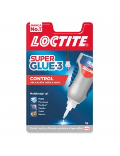 Loctite Superglue-3 Control Bl 3gr - Adhesivo Extrafuerte - Resistente al Agua - Transparente y Duradero