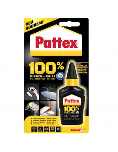 Pattex 100-Adhesivo Versatil - 50gr - 100-Ingredientes Activos - 0-Disolventes - Fuerte en Cualquier Condicion