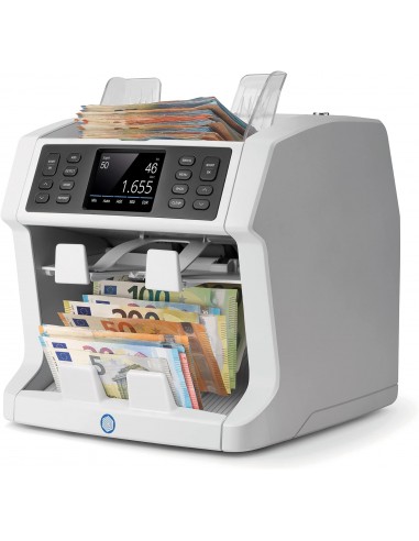 Safescan 2985-SX Contadora de Billetes (Gen3) - Procesamiento Avanzado de Efectivo - Clasificacion por Divisa-Denominacion y