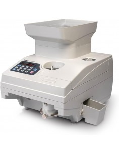 Safescan 1550 Contadora de Monedas - Alta Capacidad - Pantalla LCD de Facil Lectura - Velocidad de Conteo Rapida